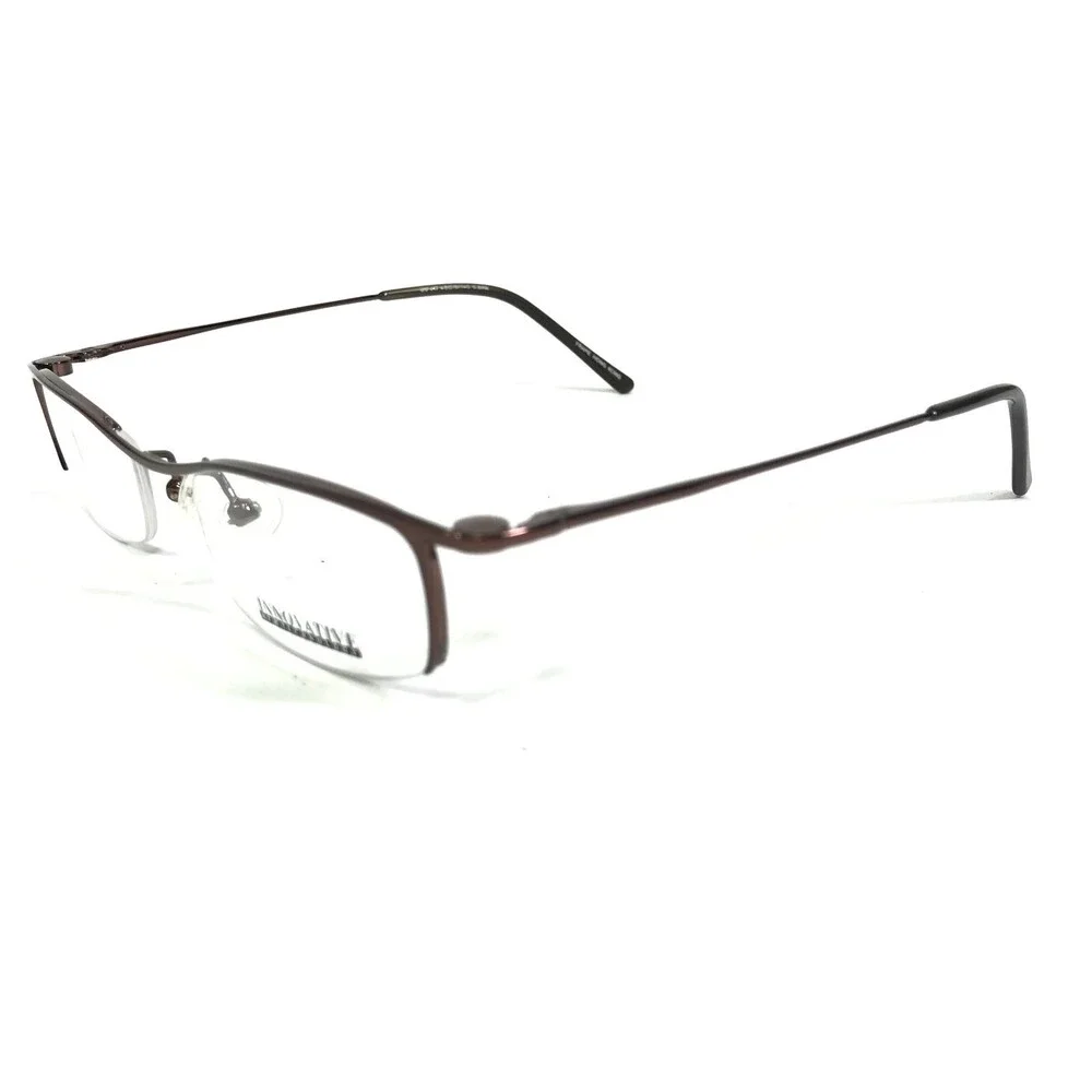 Innovative M/F Eyeglasses Frames IMF 417 S.BRN Brown Rectangular 48-18-140